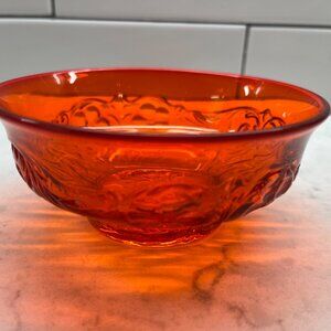 McKee Rock Crystal Ruby Red Fruit Bowl